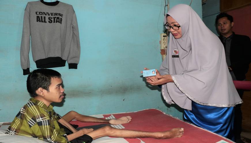 Disdukcapil Kota Pekanbaru Data Puluhan Penyandang Difabel Untuk Rekam Data Lapangan 
