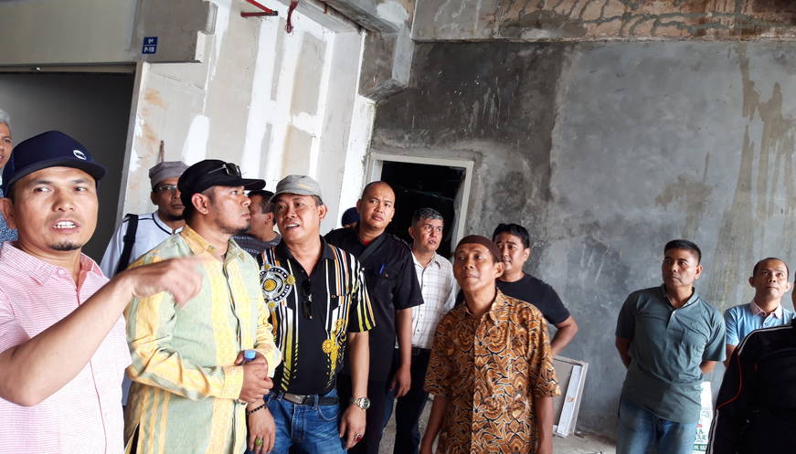Legislator DPRD Kota Pekanbaru Sidak ke Areal Pembangunan STC 
