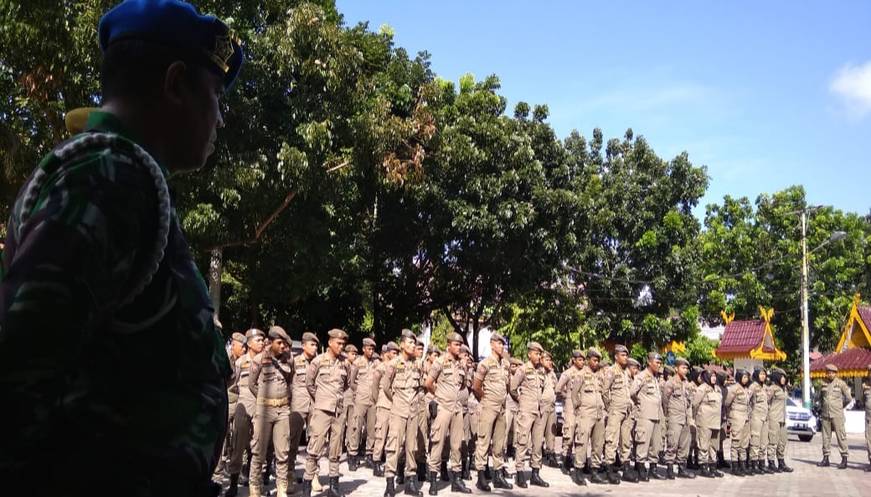 Tim Yustisi Gelar Penertiban Pasca Pengosongan TPS Sekitar STC 
