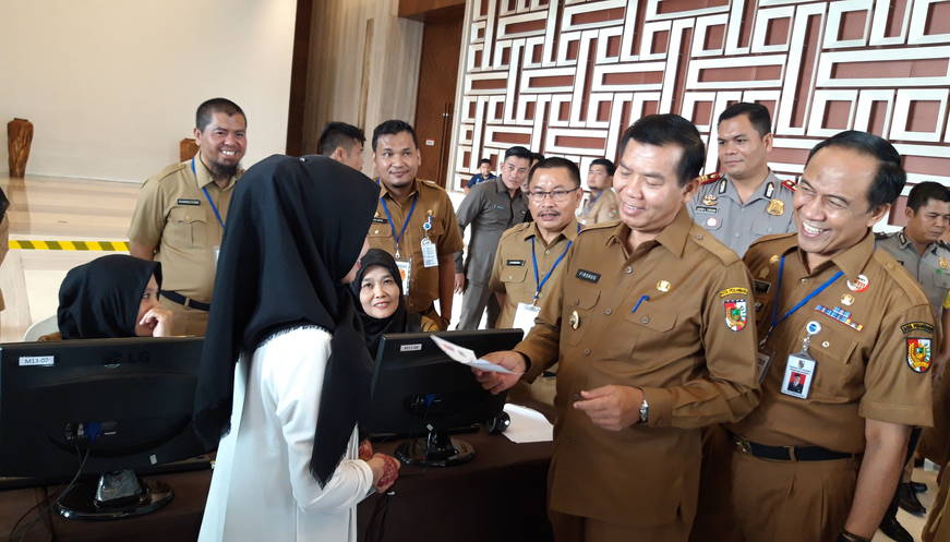 Wako Pekanbaru Pastikan SKD CPNS 2019 Berjalan Lancar