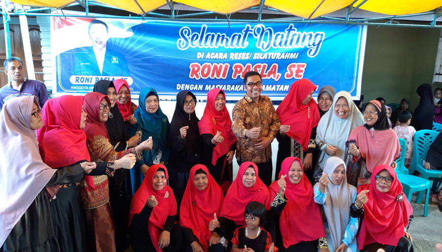 Anggota Komisi IV DPRD Kota Pekanbaru, Roni Pasla Jaring Aspirasi di Kelurahan Sidomulyo Barat