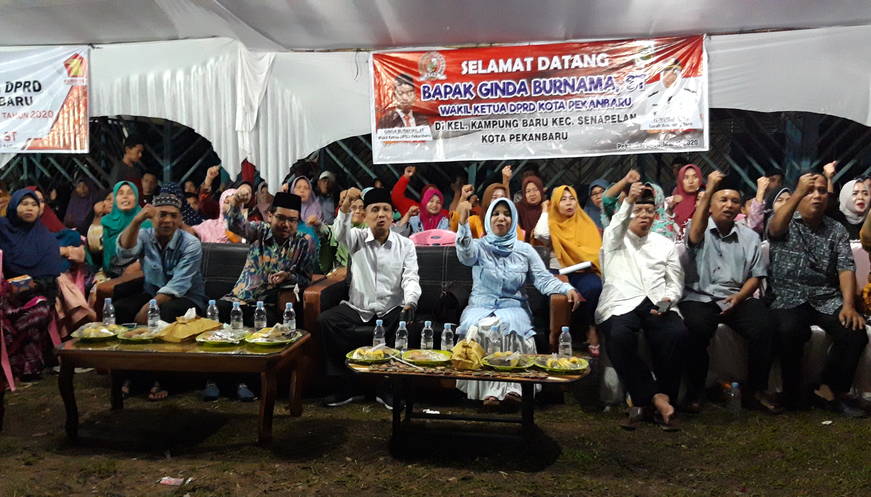 Wakil Ketua DPRD Kota Pekanbaru, Ginda Burnama Bakal Tindaklanjuti Aspirasi Masyarakat Kampung Baru 