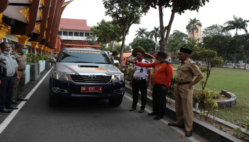 Cegah Penyebaran Covid-19, Pemko Pekanbaru Gelar Sosialisasi Mobile
