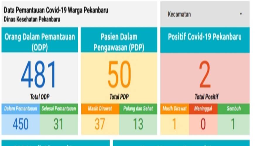 ODP dan PDP di Pekanbaru Terus Bertambah