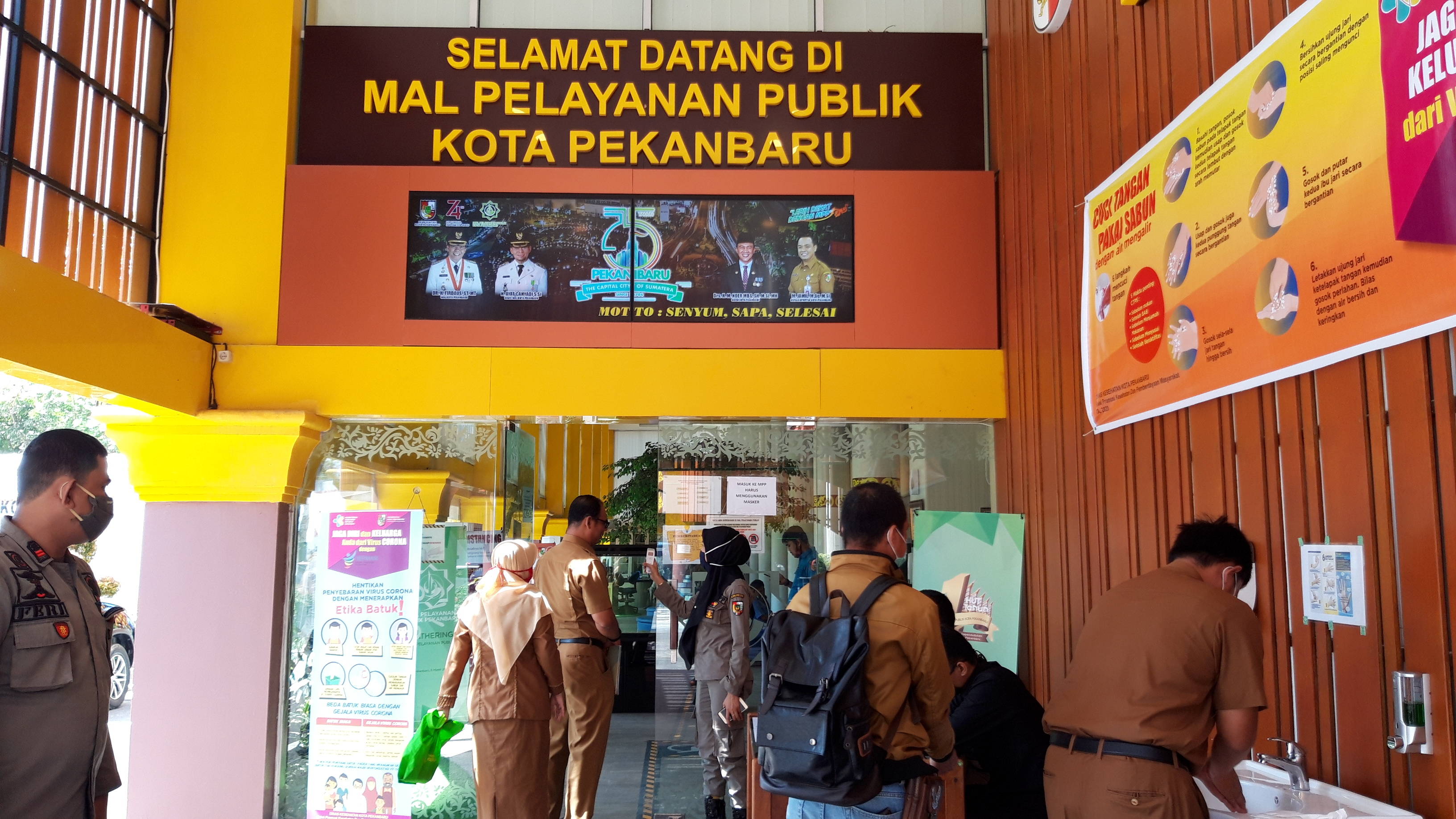 Jumlah Pengunjung MPP Pekanbaru Menurun Saat Pandemi Covid-19