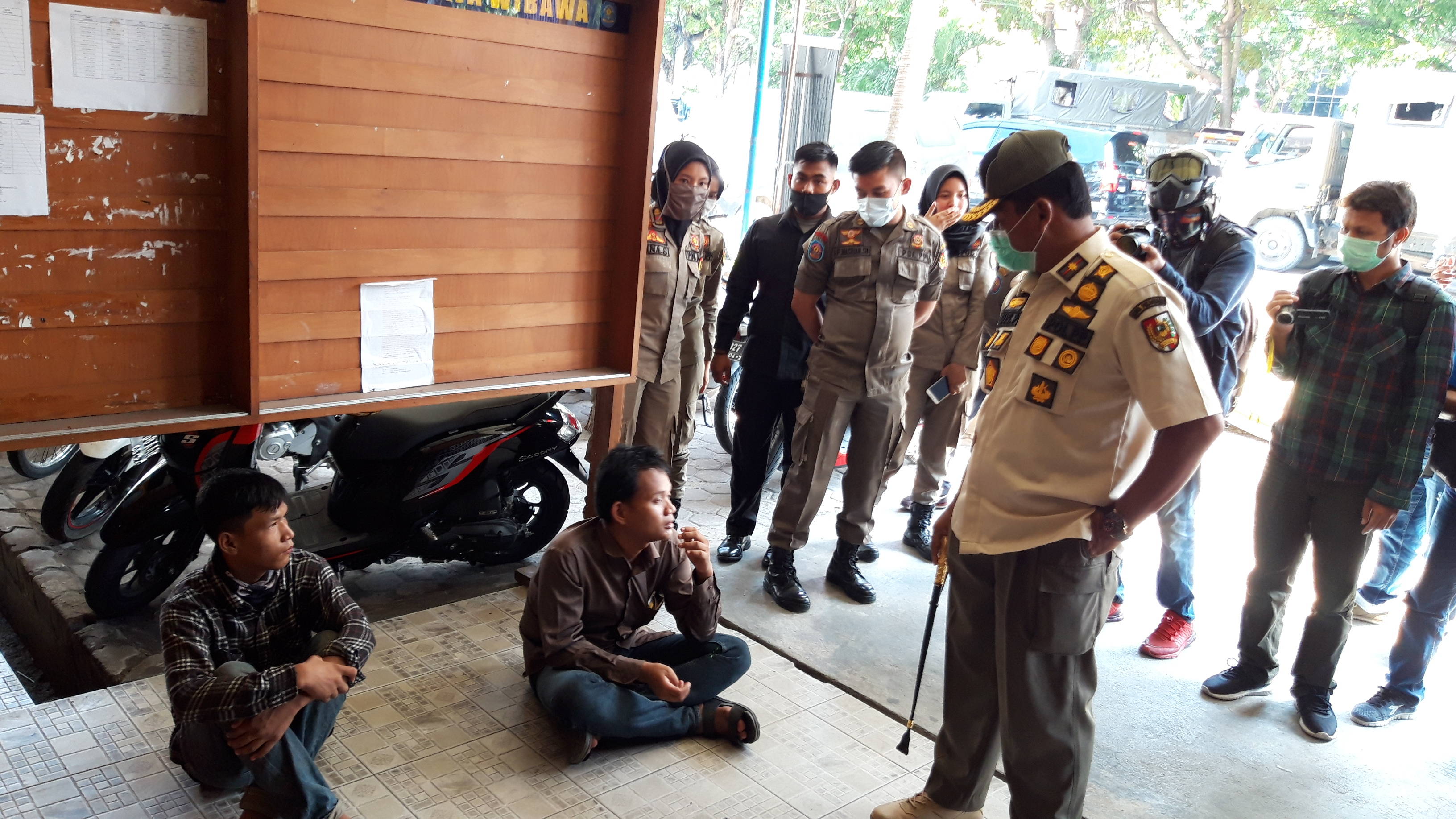 Main Games Saat PSBB, 26 Pengunjung Warnet Diamankan ke Kantor Satpol PP Kota Pekanbaru