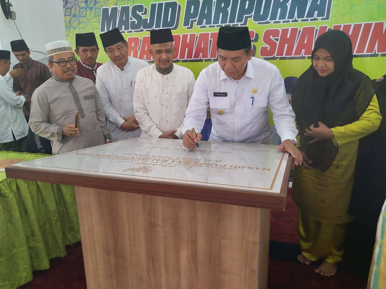 Wako Pekanbaru Resmikan Masjid Paripurna Raudhatus Shalihin