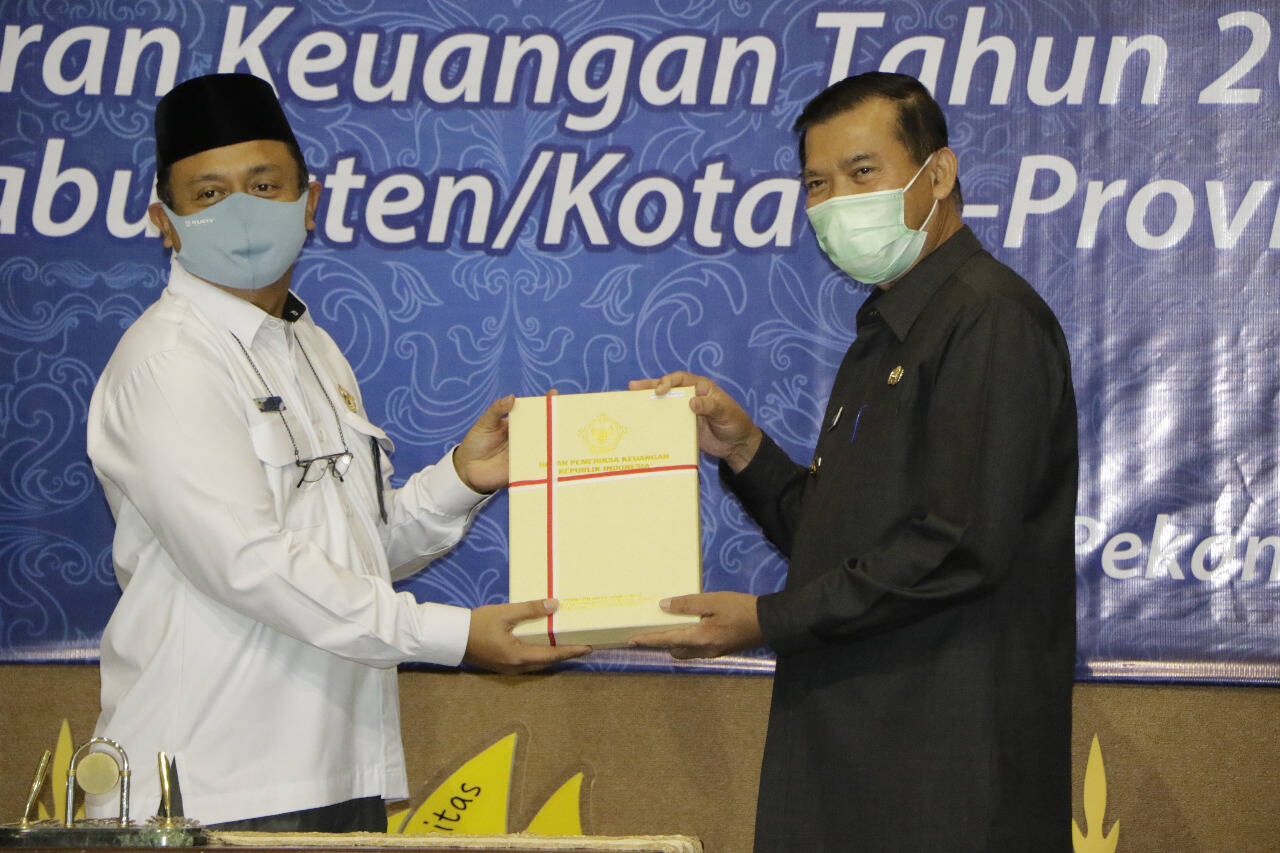 Pemko Pekanbaru Kembali Raih Opini WTP 