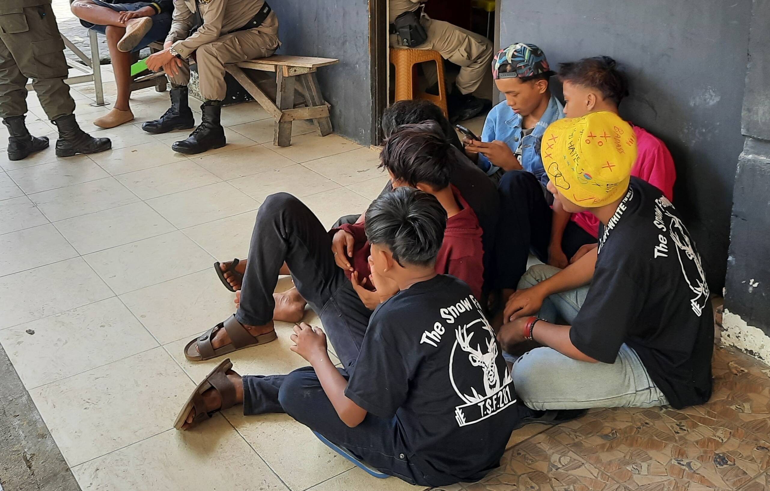Tujuh Remaja Terjaring Petugas Satpol PP Pekanbaru Karena Menggelandang