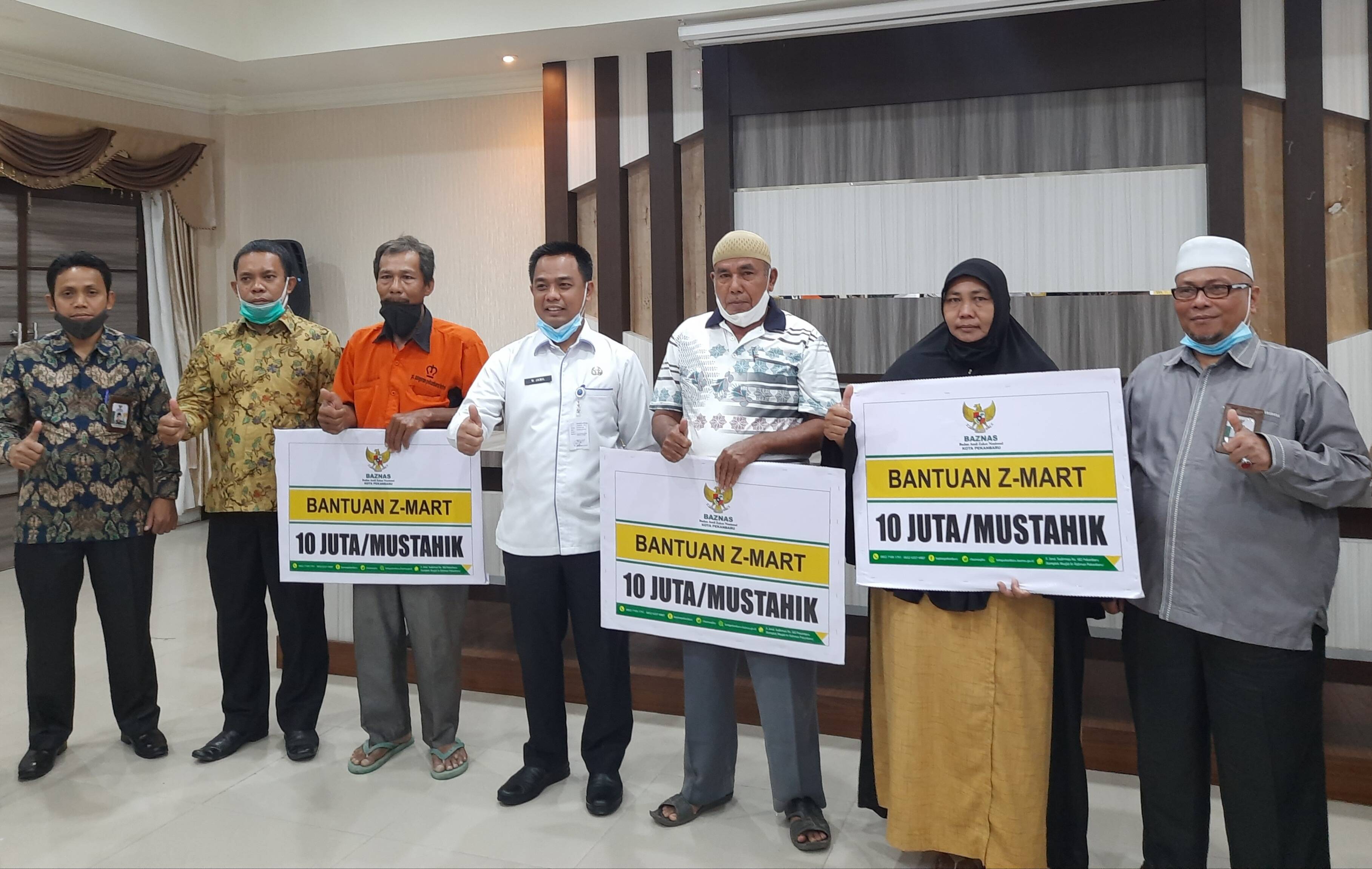 Penerima Zakat di Kota Pekanbaru Dapat Bantuan Z Mart Untuk Pengembangan Usaha