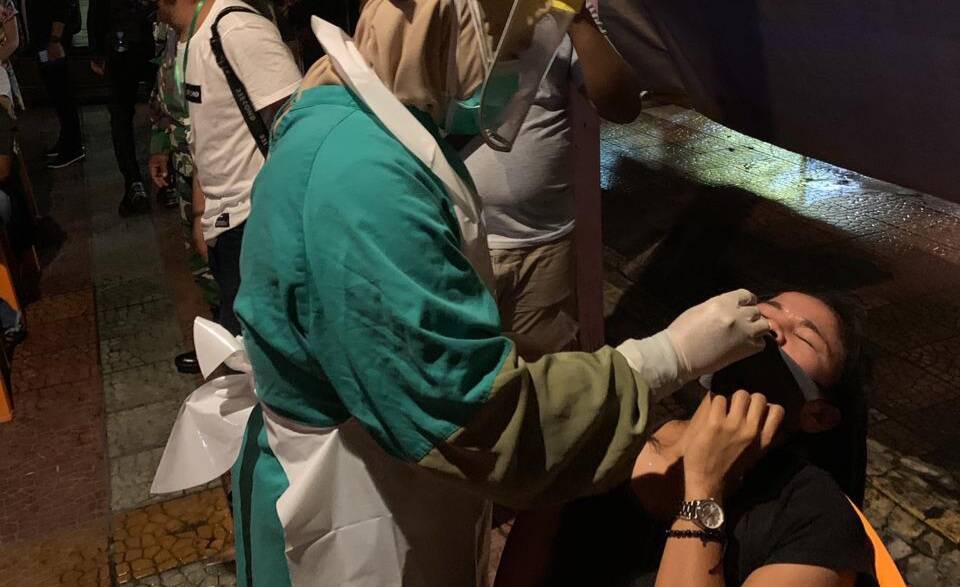 Petugas Gabungan Dapati Dua Pengunjung Hiburan Malam di Kota Pekanbaru Terindikasi Covid-19