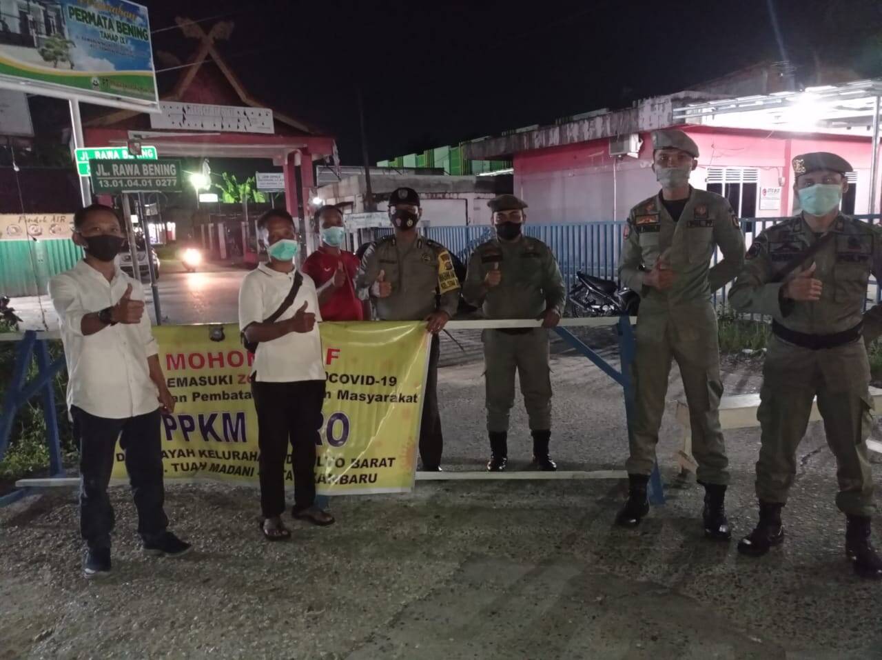 Total Enam RW Terapkan PPKM di Kota Pekanbaru
