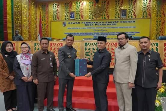 DPRD Gelar Paripurna Laporan Banggar Terhadap Pertanggungjawaban Pelaksanaan APBD 2021