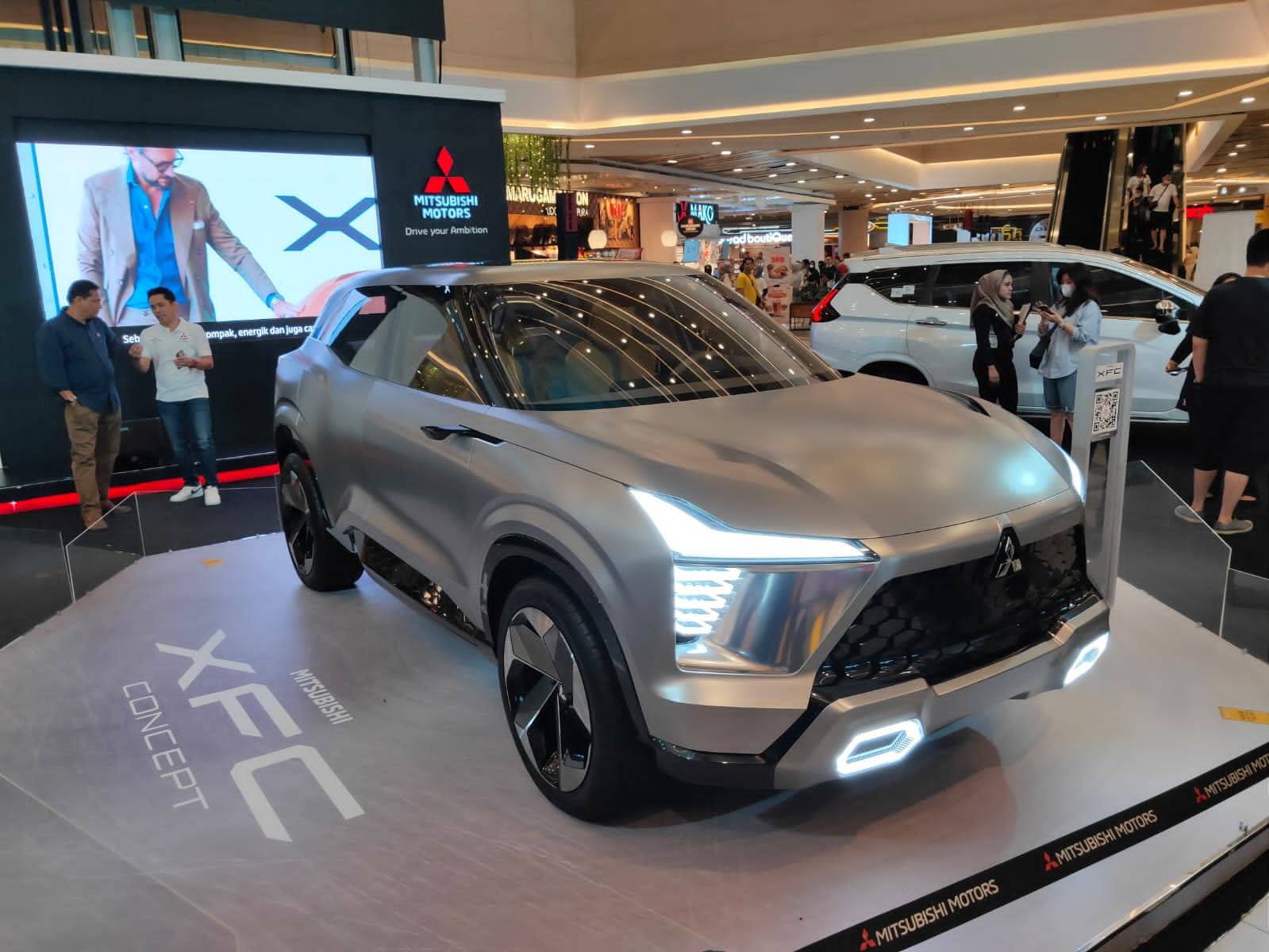Pekanbaru Kota Kedua Setelah Jakarta, Mobil Konsep XFC Besutan Mitsubishi Di Serbu Ribuan Pengunjung