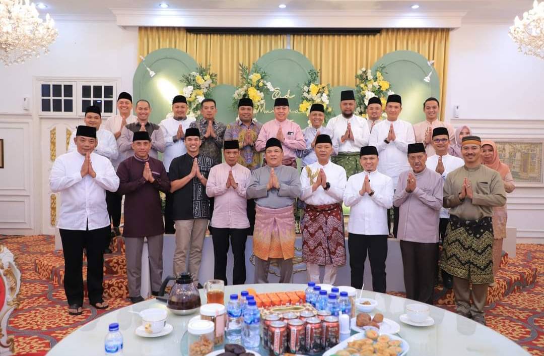 Ketua DPRD Sabarudi Silaturahmi ke Rumah Dinas Wako Pekanbaru Muflihun