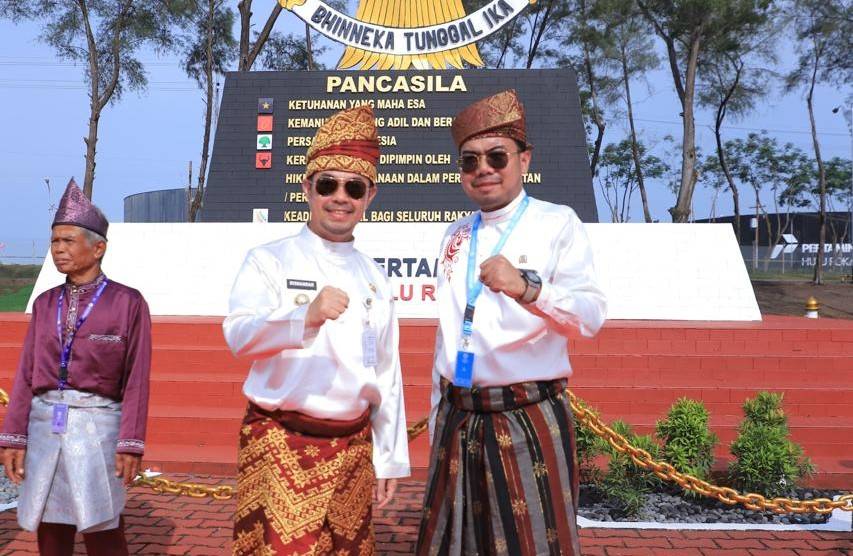 Pimpinan DPRD Pekanbaru Ikuti Upacara Harlah Pancasila di Blok Rokan