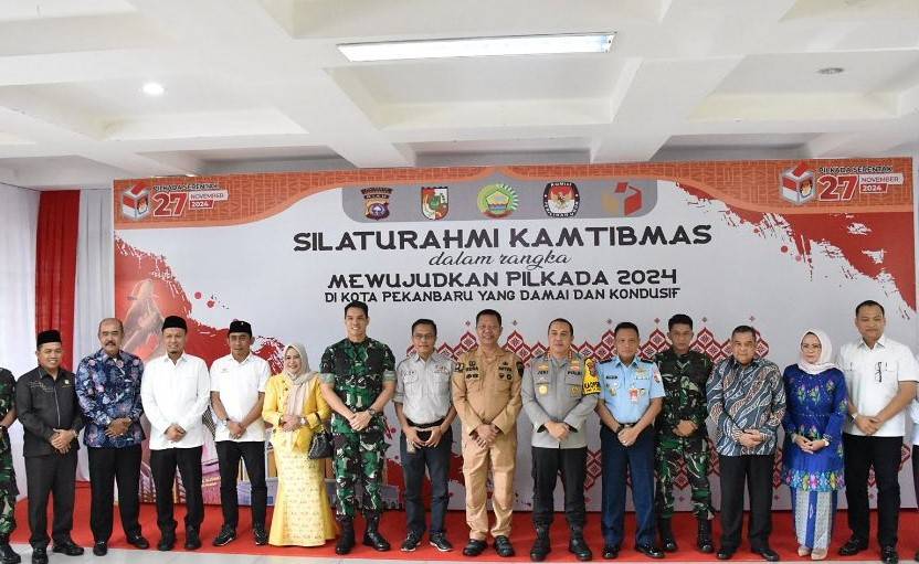 Pimpinan DPRD Pekanbaru dan Forkopimda Bersinergi Wujudkan Pilkada 2024 Damai 