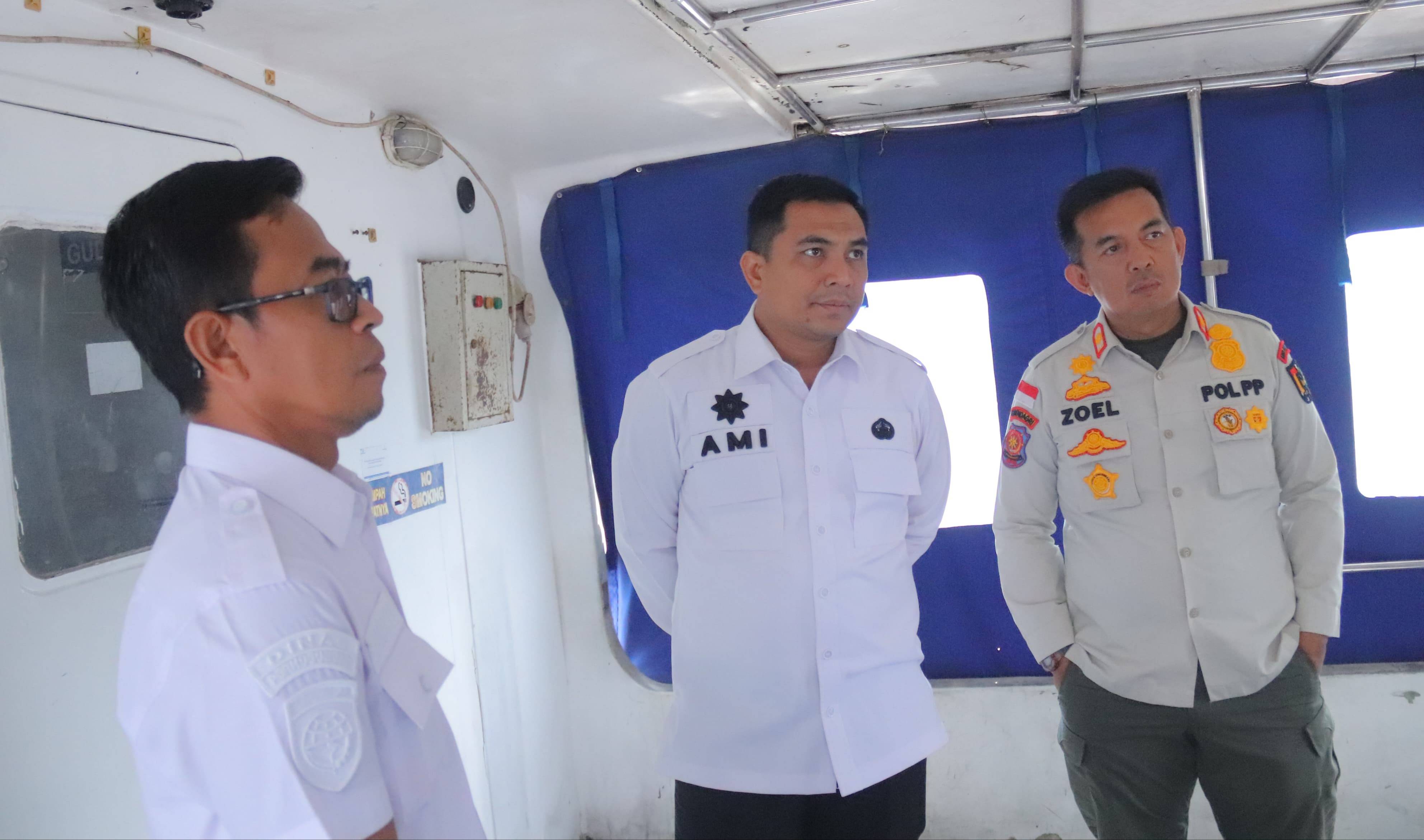 Pj Sekda Bersama Sejumlah Kepala OPD Tinjau Pelabuhan Sungai Duku 
