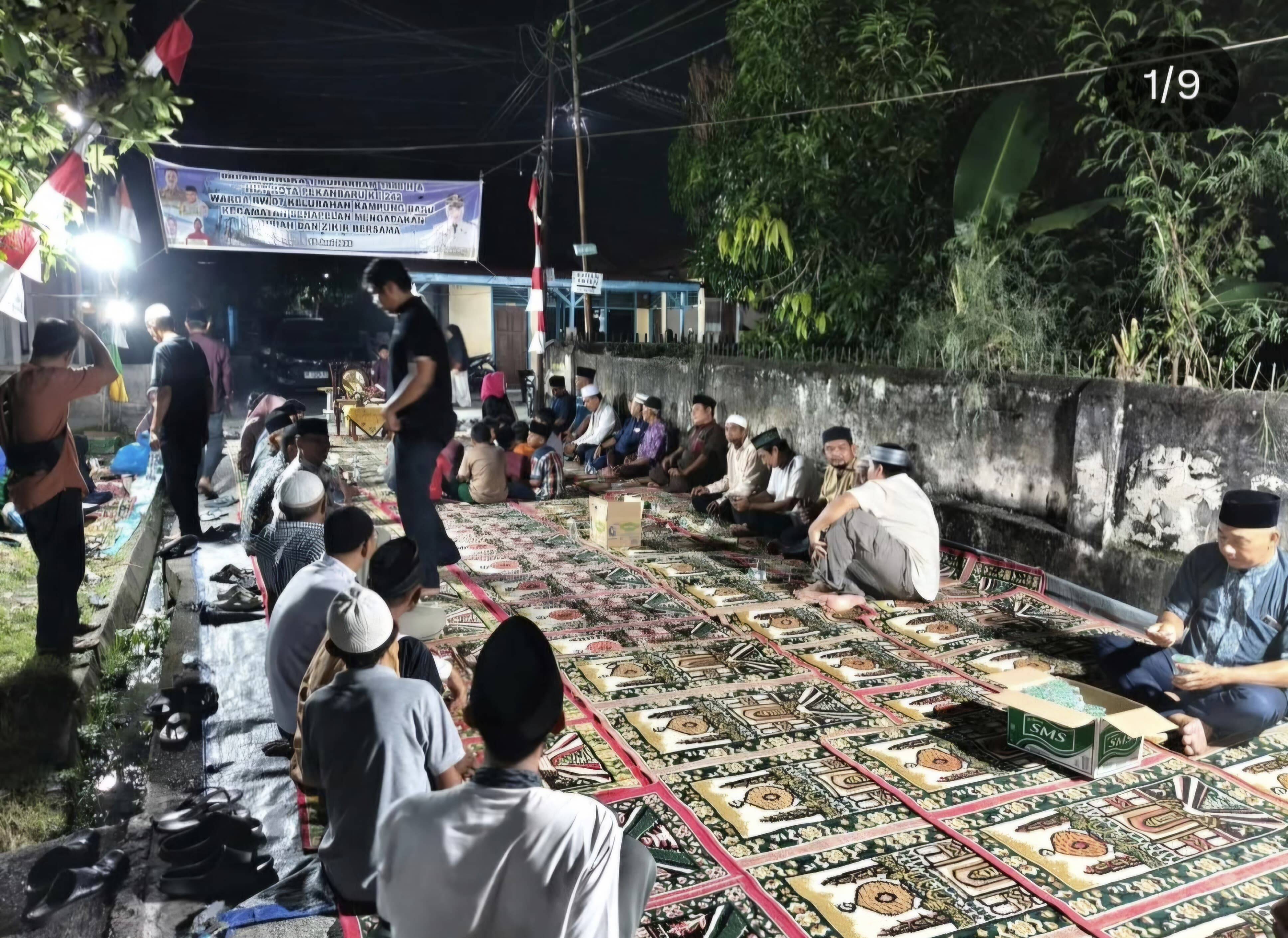 Warga RW 7 Kelurahan Kampung Baru Sambut Tahun Baru 1448 Hijriah dengan Tausiyah dan Zikir Bersama 
